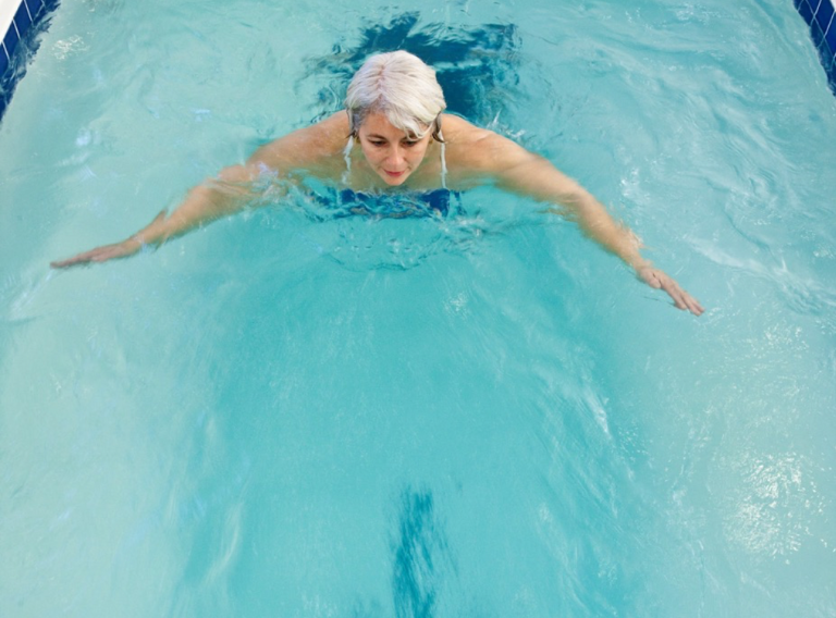 woman in water